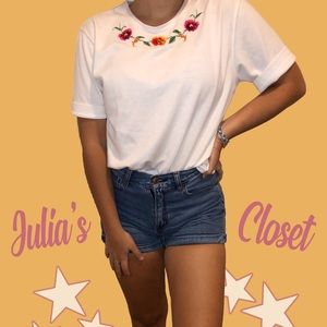 Floral graphic t-shirt